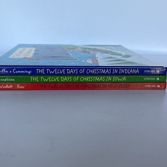 The 12 Days of Christmas-New Jersey Indiana & Iowa (So3) Great Classroom Gift! - Picture 9 of 10